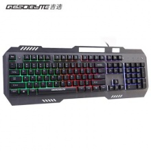 吉选（GESOBYTE）G18 机械手感游戏键盘 办公键盘有线 电脑笔记本