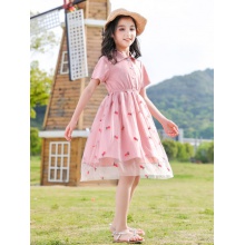 韩版童装女童连衣裙夏装2020新款中大童儿童裙子夏网红女孩公主裙